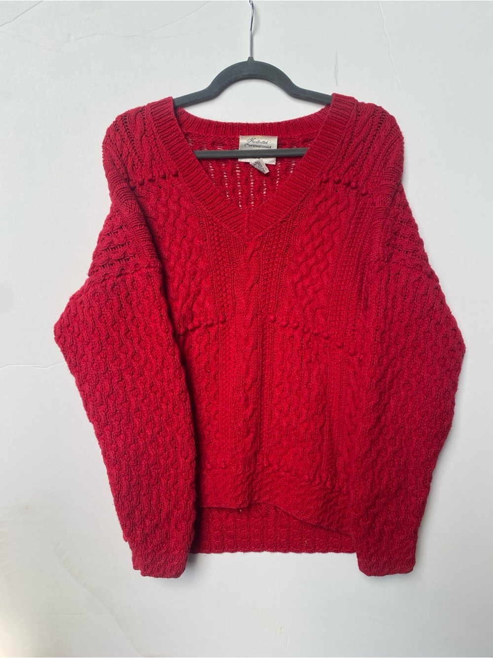 Express Express Cable-Knit V-Neck Sweater - Women XS